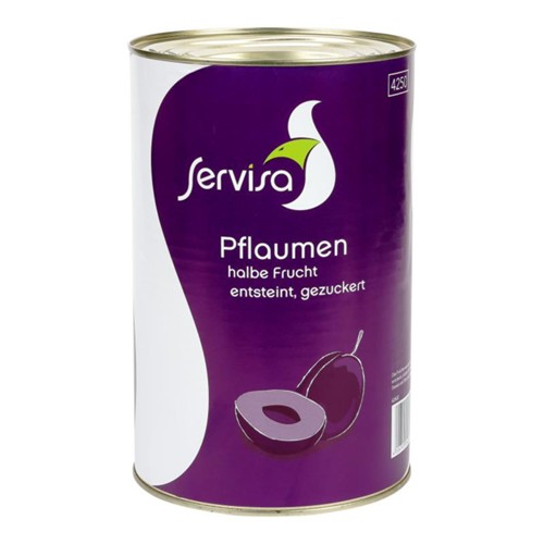 Servisa Pflaumen halbe Frucht 540g
