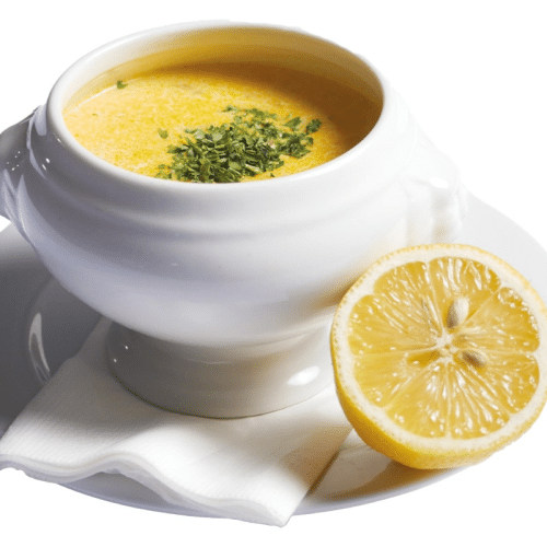 Gerstencreme-Suppe nach persischer Art