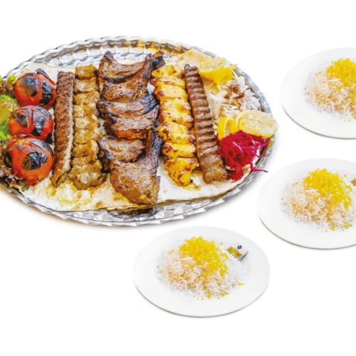 Kabab Mix-Platte (für 3 Personen)