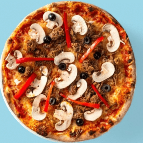 Pizza Rindfleisch
