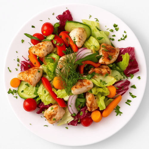 Salat Garnelen