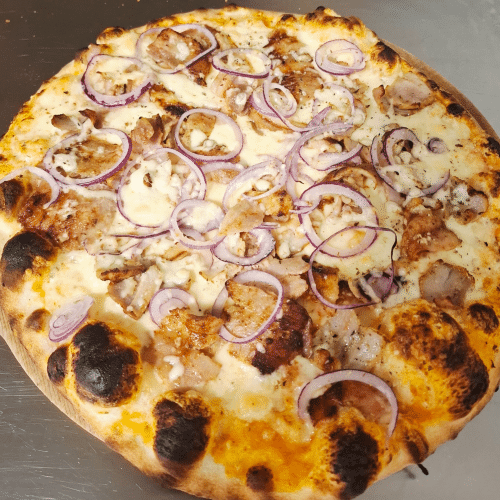Pizza gyros mit zwibeln