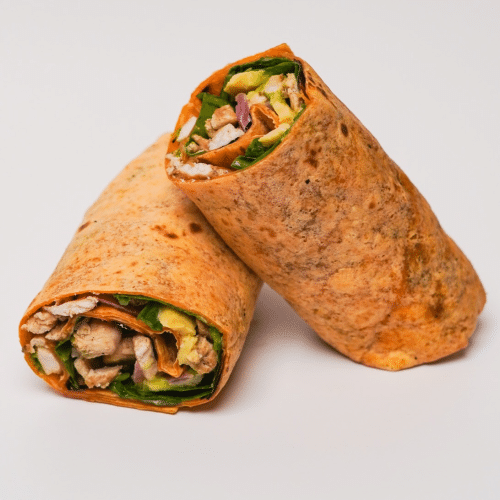 High Protein Chicken Wraps