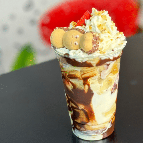 Monte ice Crepe becher