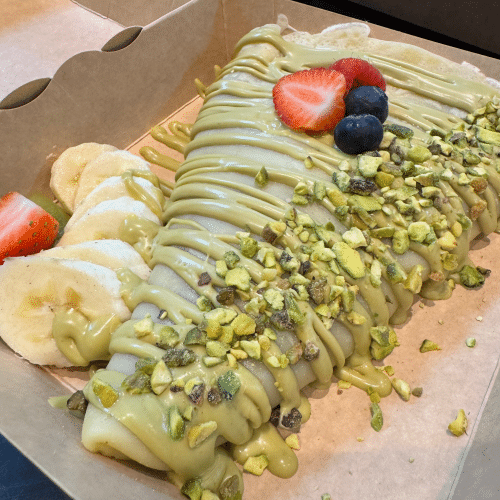 Pistachio Crepe