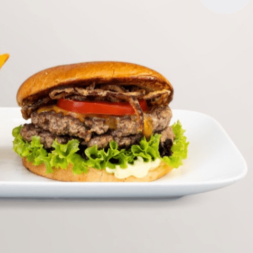 Gorgonzola Rindfleischburger