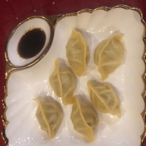 Gyoza/Dumpling/Jiaozi Pork mit Sellerie(14 Stück),gekocht猪肉水饺