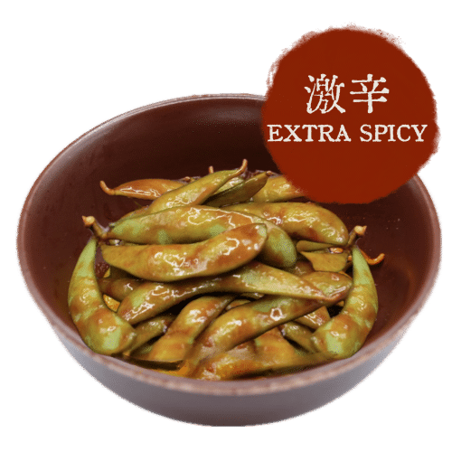 Chili Edamame (scharf)