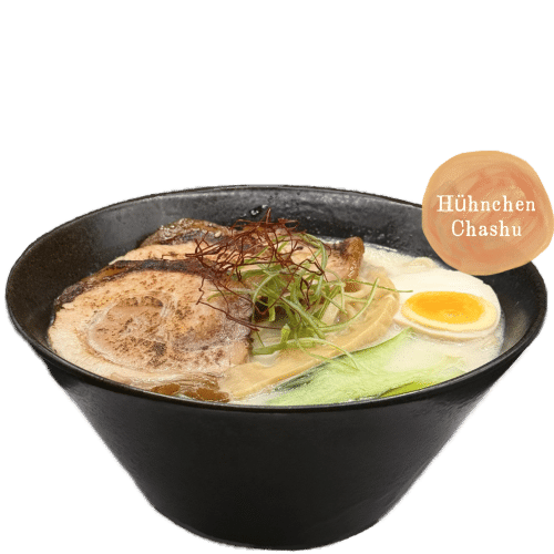 Tonkotsu Ramen mit Hühnchen Chashu
