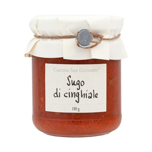 Cascina San Giovanni Sauce Sugo di Cinghiale 180g