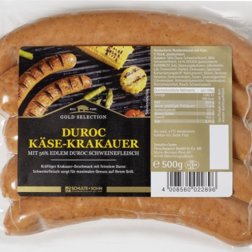 Duroc Käsekrakauer frisch 500g