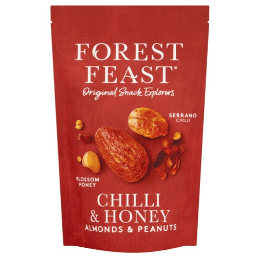 Forest Feast Honey And Chilli Almonds And Peanuts 120g
