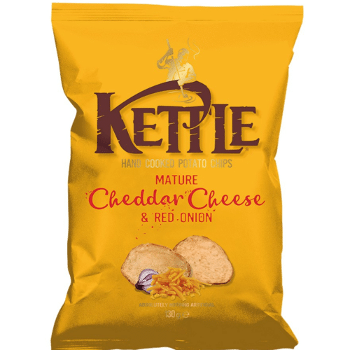 Kettle Chips Mature Cheddar Cheese & Red Onion 130g