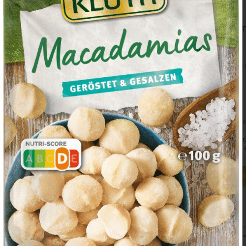 Kluth Macadamias geröstet und gesalzen 100g