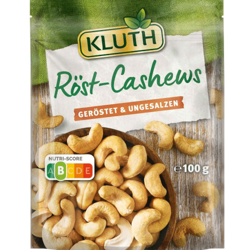 Kluth Röst-Cashews geröstet & ungesalzen 100g