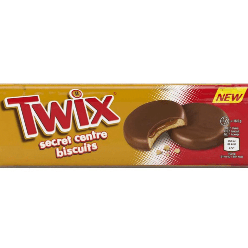 Twix Secret Centre Biscuits 132g
