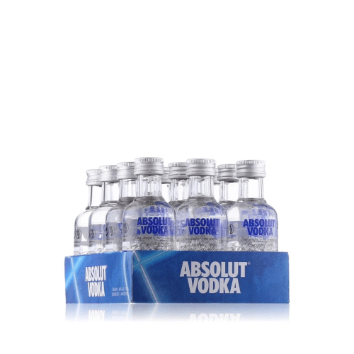 Absolut Vodka Mini-Flasche . 1 x0,05l