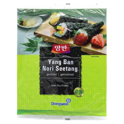 Sushinori Seetang geröstet und getrocknet 10 Stk 25g