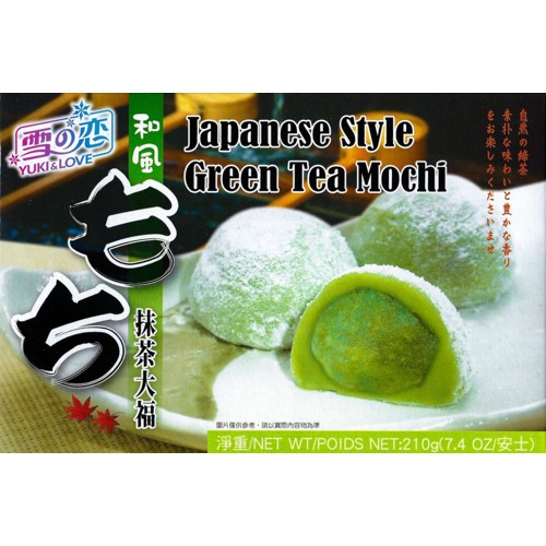 Yuki & Love Japanese Style Green Tea Mochi 210g