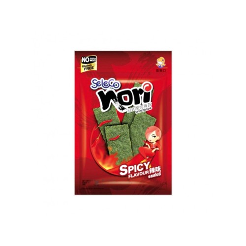 Seleco Nori Seetang Crispy Gewürzt und Pikant 36g