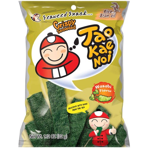 Tao Kae Noi Knuspriger Seetang-Wasabi 32g