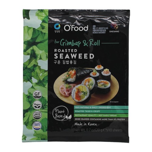Seealgen für Gimbap und Sushi 10 Blätter 20g