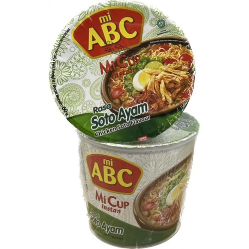 ABC Instantnudeln Hühnersuppe Geschmack Soto 60g