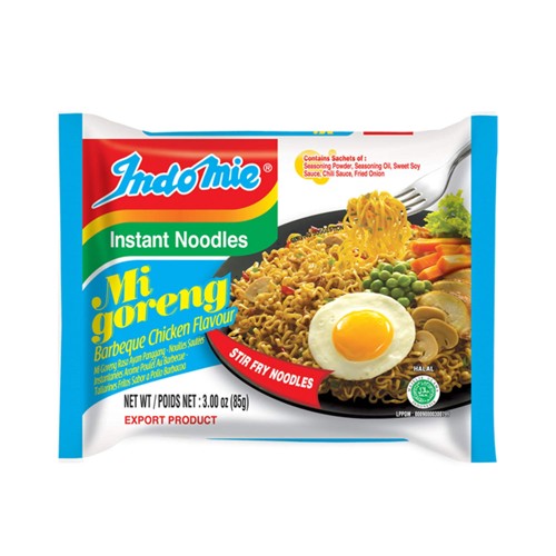 Indomie Nudeln mit Barbecue-Hühnchengeschmack 85g