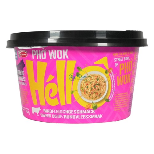 Pho Wok Nudeln mit Rindfleischgeschmack 76g