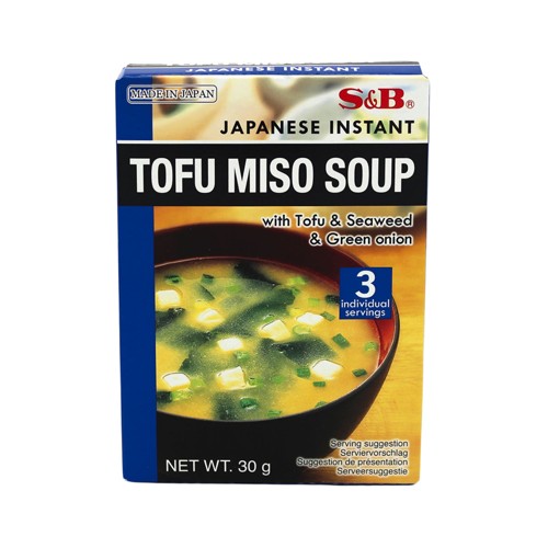 S&B Japanese Instant Misosuppe mit Tofu 30g
