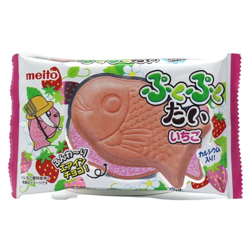 Meito Puku Puku Waffel Tai Erdbeere 16.5g