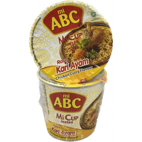 ABC Instannudeln Curry Geschmack 60g