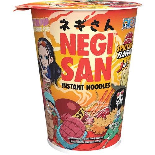 One Piece Negisan Instantnudeln mit scharfem Rindfleisch 65g