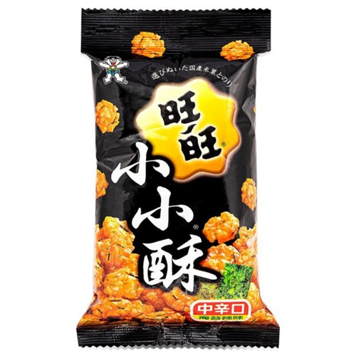 Want Want Pikante Mini-Reis Cracker mit Seetang 60g