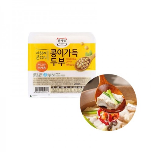 Jongga Tofu für Suppe Extra Soja 300g