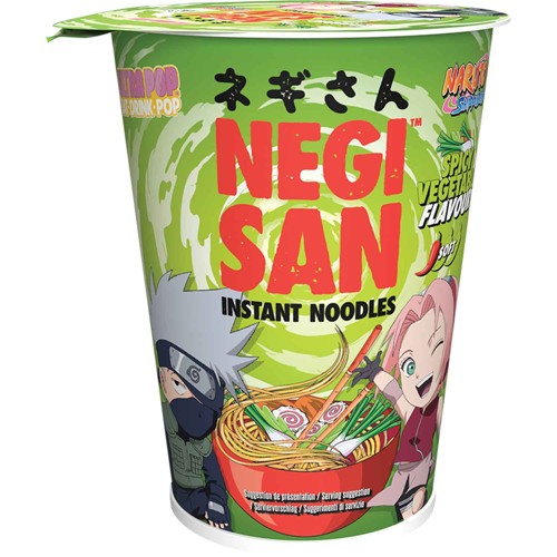 Naruto Shippuden Negisan Instant Noodles Spicy Vegetable 65g

