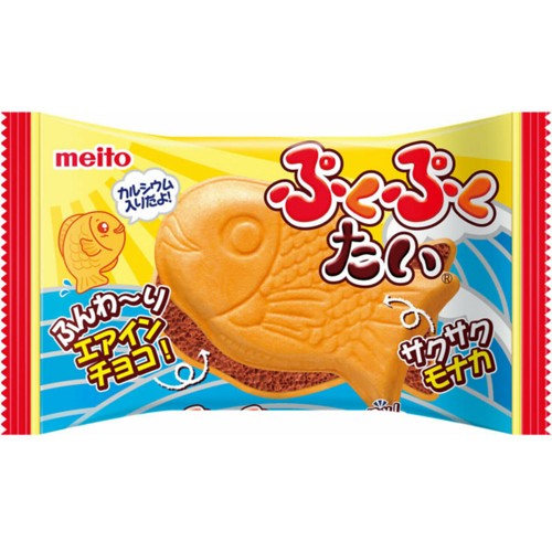 Meito Puku Puku Waffel Tai Schoko 16.5g