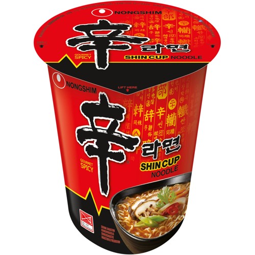 Nongshim Shin Ramyun Instant-Nudelsuppe scharf 68g