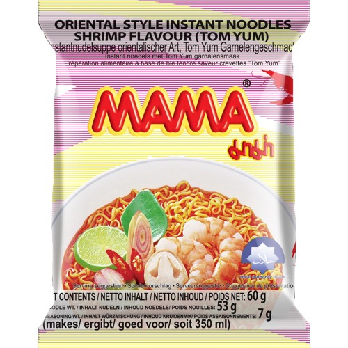 MAMA Instant Nudeln Tom Yum Garnelen 60g