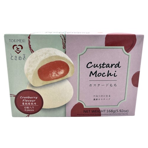 Tokimeki Mochi Vanillepudding Cranberry 168g