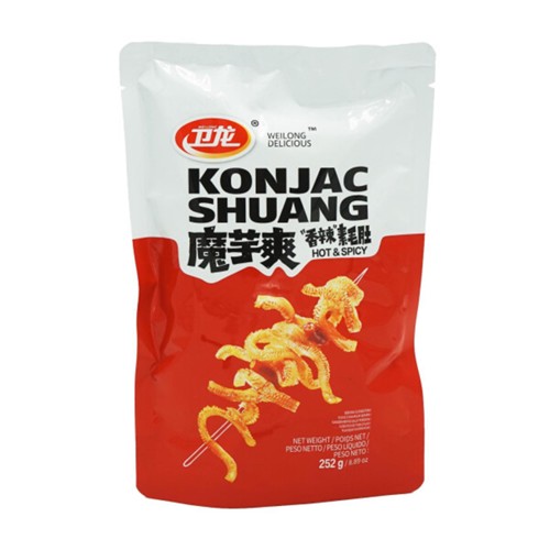 Weilong Konjaksnacks mit würzigem Geschmack 252g