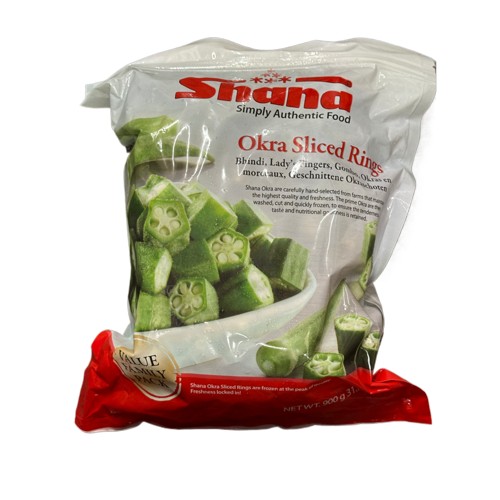 Shana Okra-Ringe in Scheiben Vorteilspackung 900g