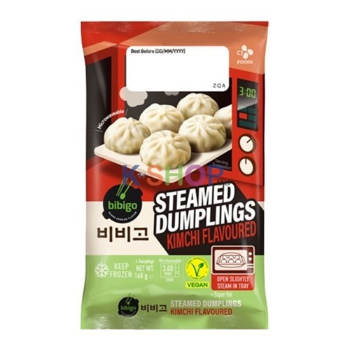 Bibigo gedämpfte Teigtaschen gefüllt mit Kimchi 168g