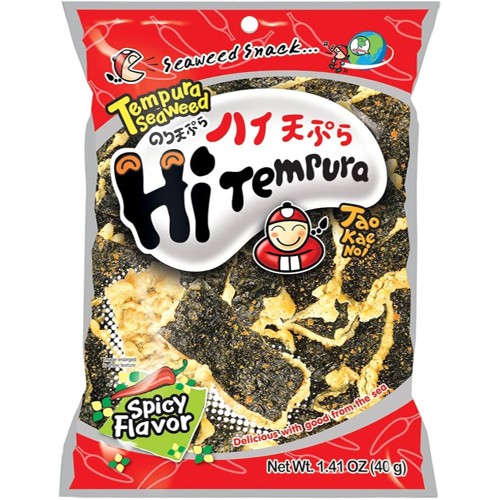 Taokaenoi Tempura Seetangblätter scharf rot 40g