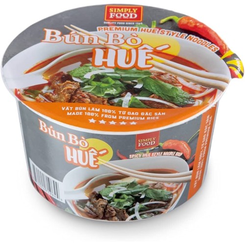 Reisnudeln rund für Bun Bo Hue Suppe 300g