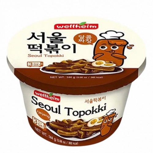 Nonghyup Wellheim Seoul Topokki Jjajang-Geschmack 142g