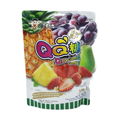 Want Want QQ  Fruchtgummis 4 Geschmacksrichtungen 200g