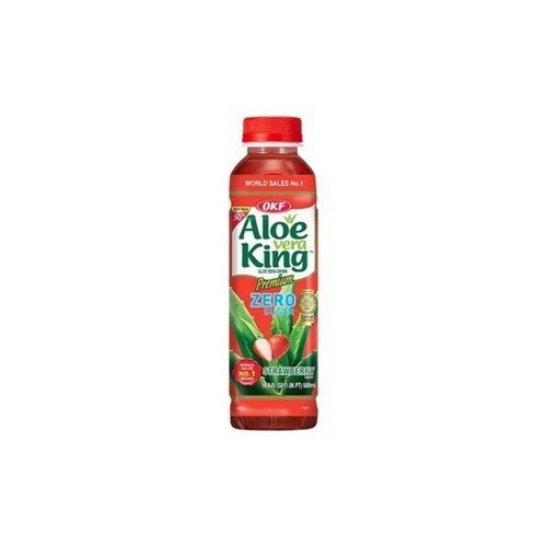 OKF Aloe Vera Getränk Erdbeere zuckerfrei 0.5l (EINWEG)