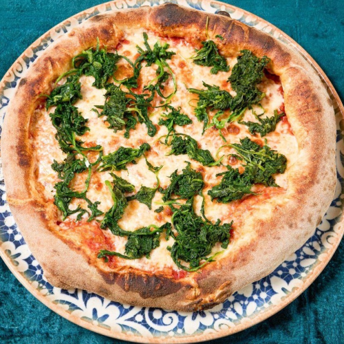 Pizza Spinat (vegetarisch)