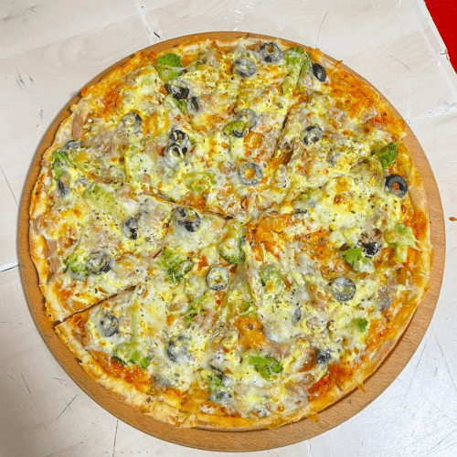 Pizza Curry Hähnchen